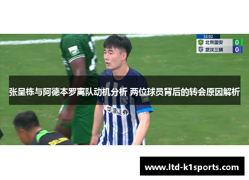张呈栋与阿德本罗离队动机分析 两位球员背后的转会原因解析